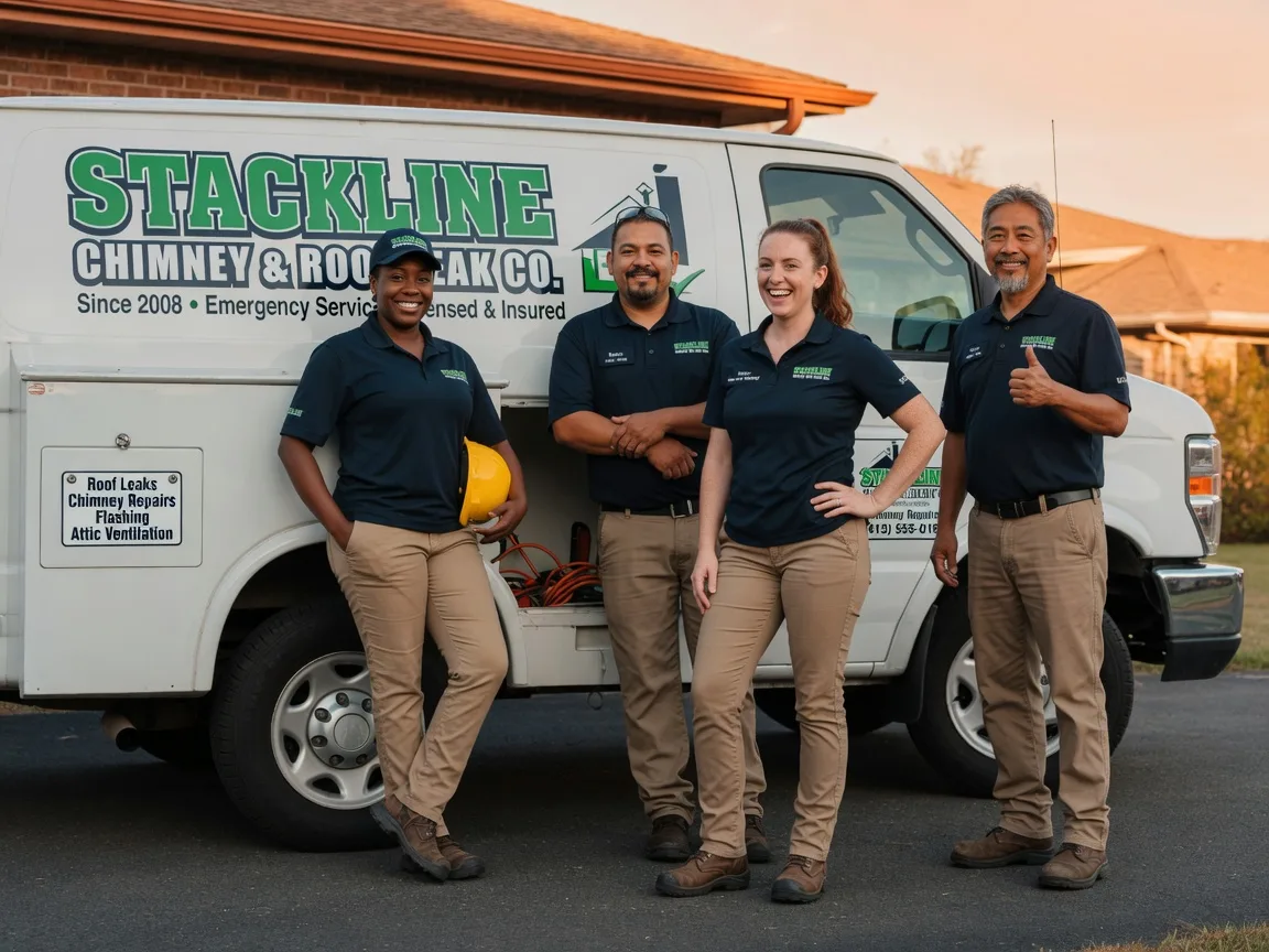 Chimney flashing repair company in Booker, TX